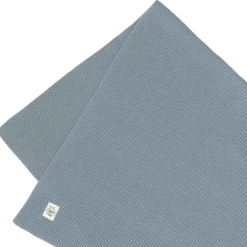 Babydecke Waffelpiqué lightblue