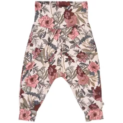 Babyhose mit Raffung geblümt 56