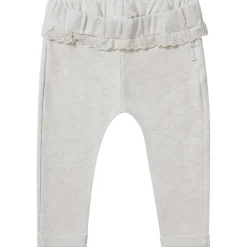 Babyhose mit Rüsche natur meliert 56