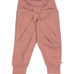 Babyhose "Schleife und Raffung" altrosa 86