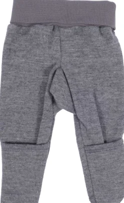 Babyhose Wolle Seide grau 56