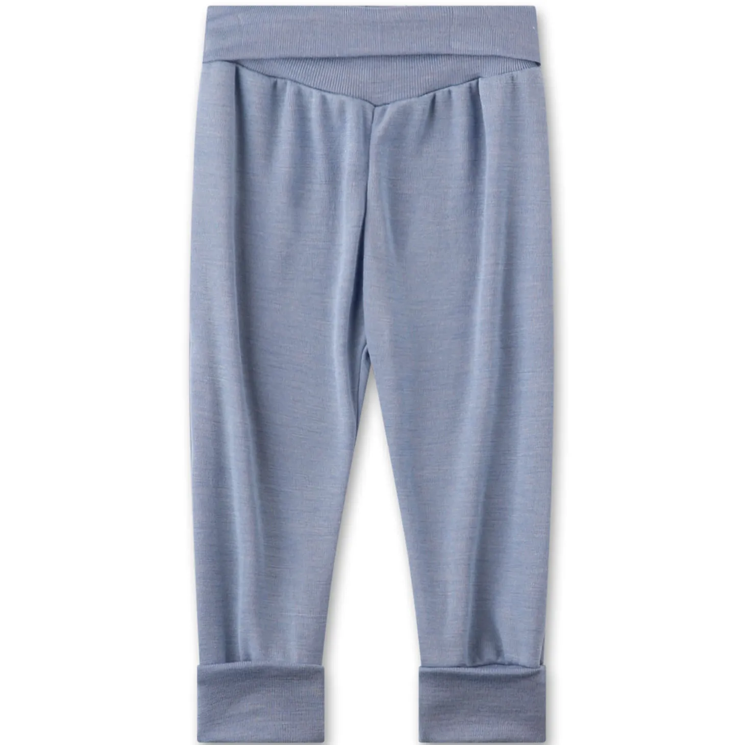 Babyhose Wolle-Seide light blue 80