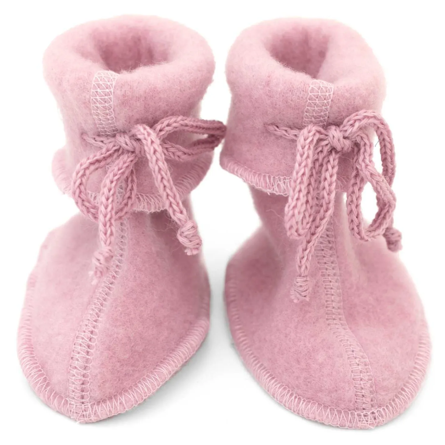 Babyschühchen Wollfleece rosa Gr. 1