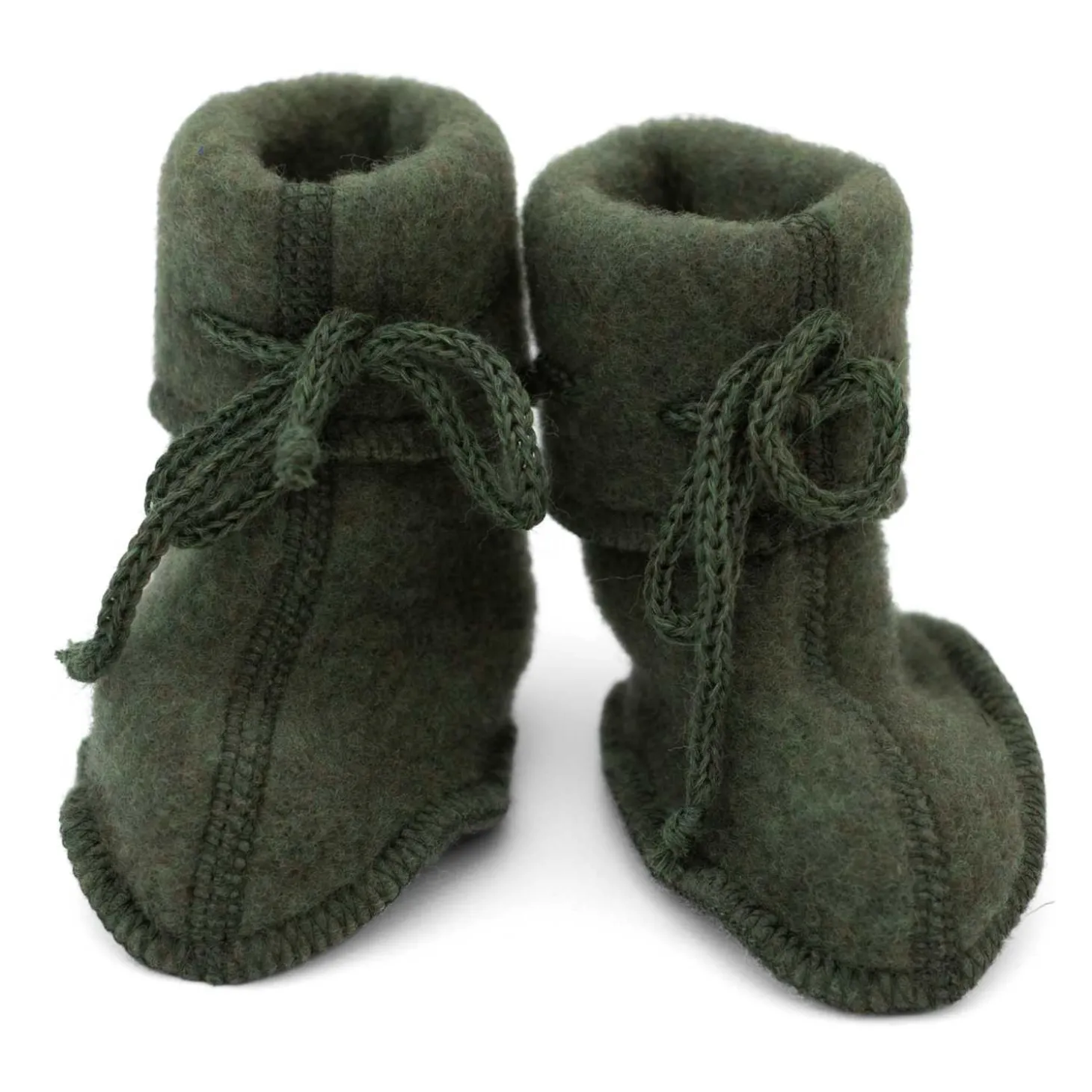 Babyschühchen Wollfleece schilf Gr. 1