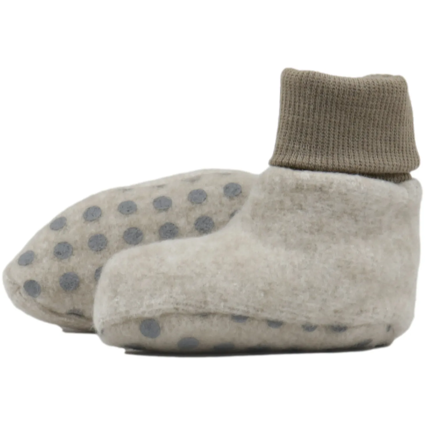 Babyschuhe Fleece beige 50/56