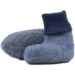Babyschuhe Fleece blau 50/56