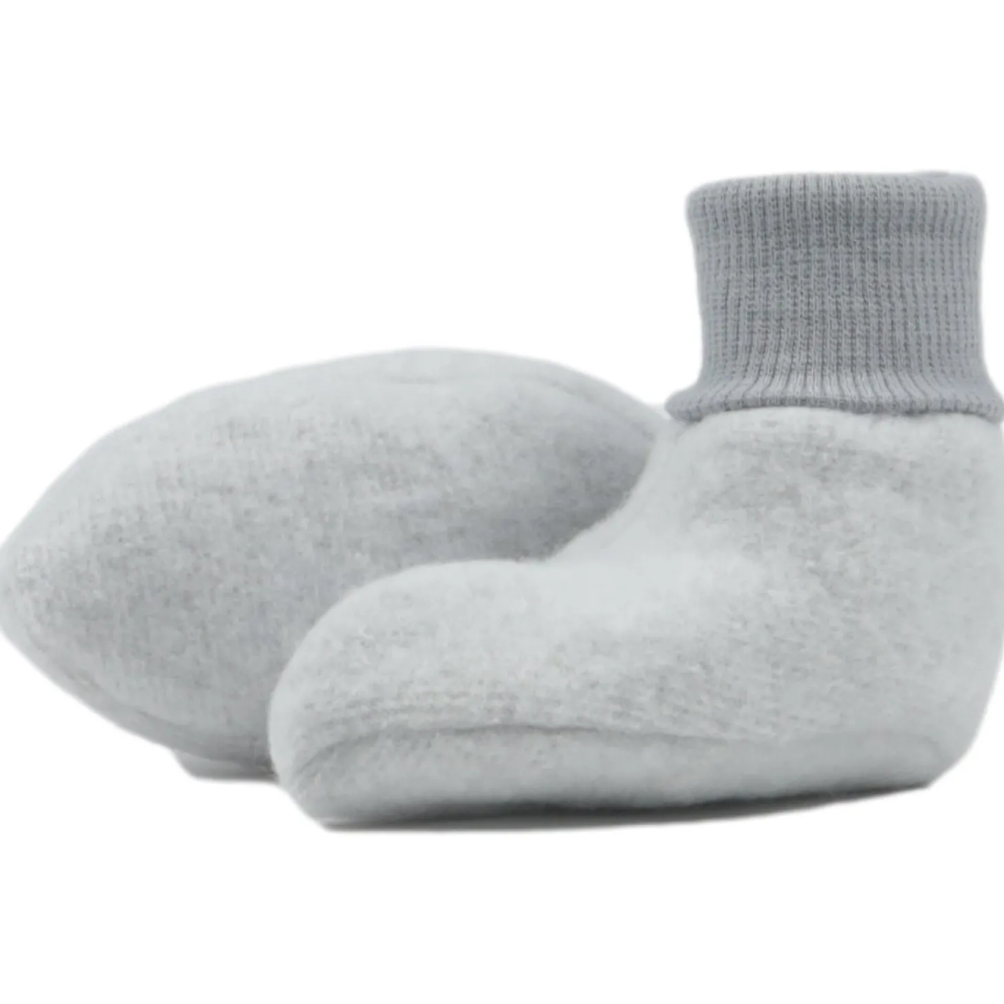 Babyschuhe Fleece grau 50/56