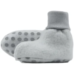Babyschuhe Fleece grau 50/56