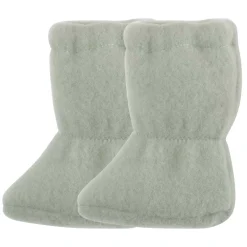 Babystiefel Wollfleece seegras Gr. 0