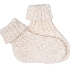 Baby Stricksocken natur 80/86