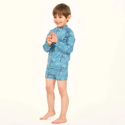 Badehose "Palmen" blau 86/92