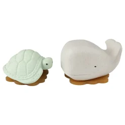 Badetiere "Wal+Schildkröte" recyceltes Kautschuk