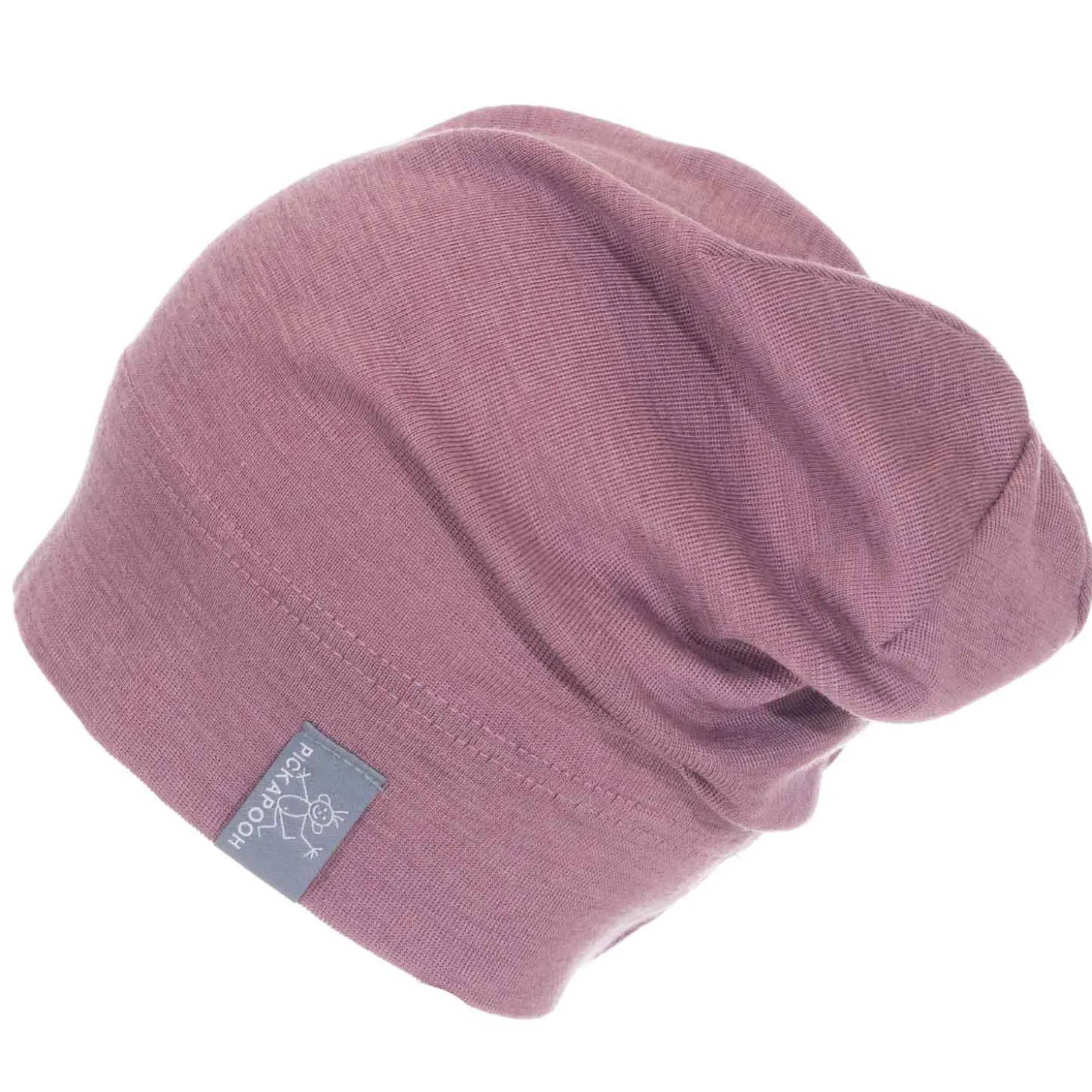 Beanie Wolle-Seide "Rap" altrosa 48