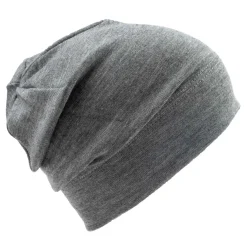 Beanie Wolle-Seide "Rap" grau 50