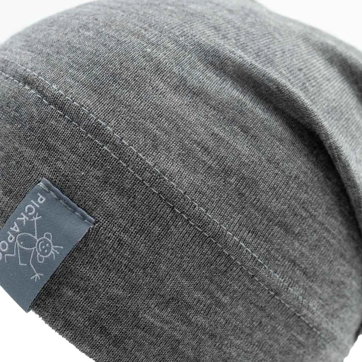 Beanie Wolle-Seide "Rap" grau 50