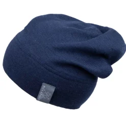 Beanie Wolle-Seide "Rap" marine 52