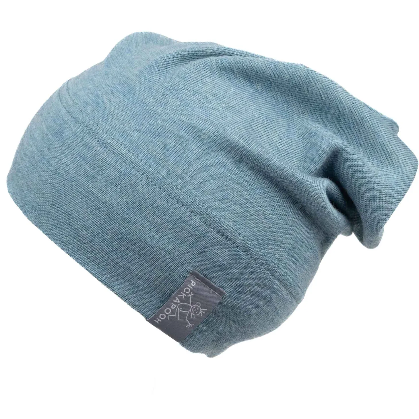 Beanie Wolle-Seide "Rap" seagreen 52