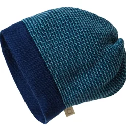 Beanie Wollstrick marine-lagoon 42-46