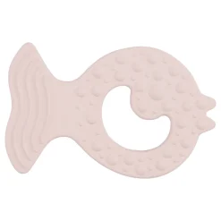 Beißring Fisch rosa Kautschuk