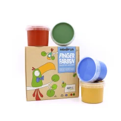 Bio Fingerfarben 4er Set "Aki"