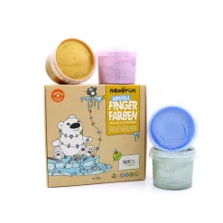Bio Fingerfarben Kristall 4er Set 