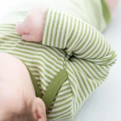 Body langarm Wolle Seide hellgrün natur 50/56