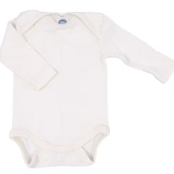 Body langarm Wolle Seide natur 50/56