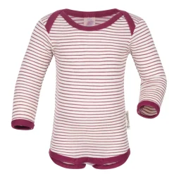Body langarm Wolle Seide orchidee-natur 50/56