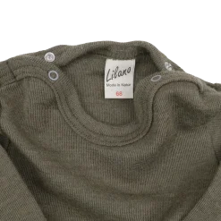 Body Wolle Seide khaki 56