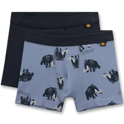 Boxershorts 2er-Set "Mammut" blau 116