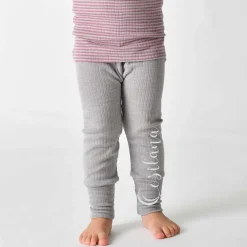 Bundhose Baumwolle Wolle Seide grau 50/56