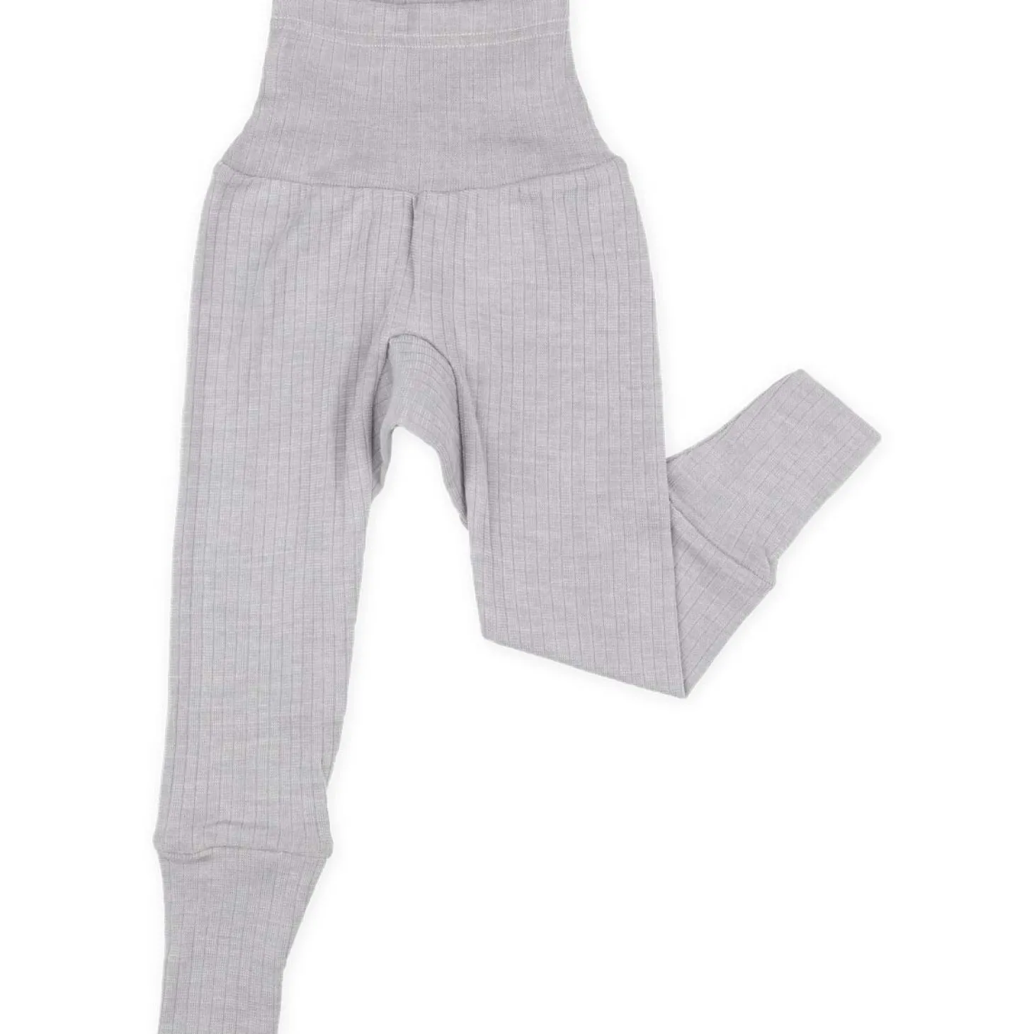 Bundhose Baumwolle Wolle Seide grau 50/56