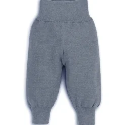 Bundhose Merinowolle rauchblau 62/68