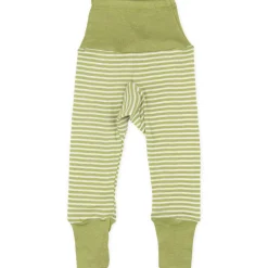 Bundhose Wolle Seide grün natur 50/56