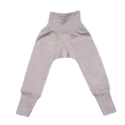 Bundhose Wolle Seide hellgrau 50/56