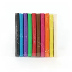 Bunte Knete 10 Farben 220g