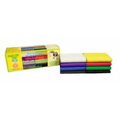 Bunte Knete 8 Farben 500g