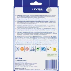 12 Buntstifte LYRA Farb-Riese® Natur
