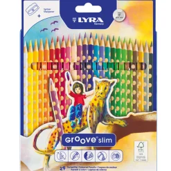 24 Buntstifte LYRA Groove slim + Spitzer