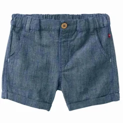 Chambray-Shorts jeansblau mélange 74/80