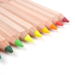 Dicke Buntstifte 6-eckig 24 Farben