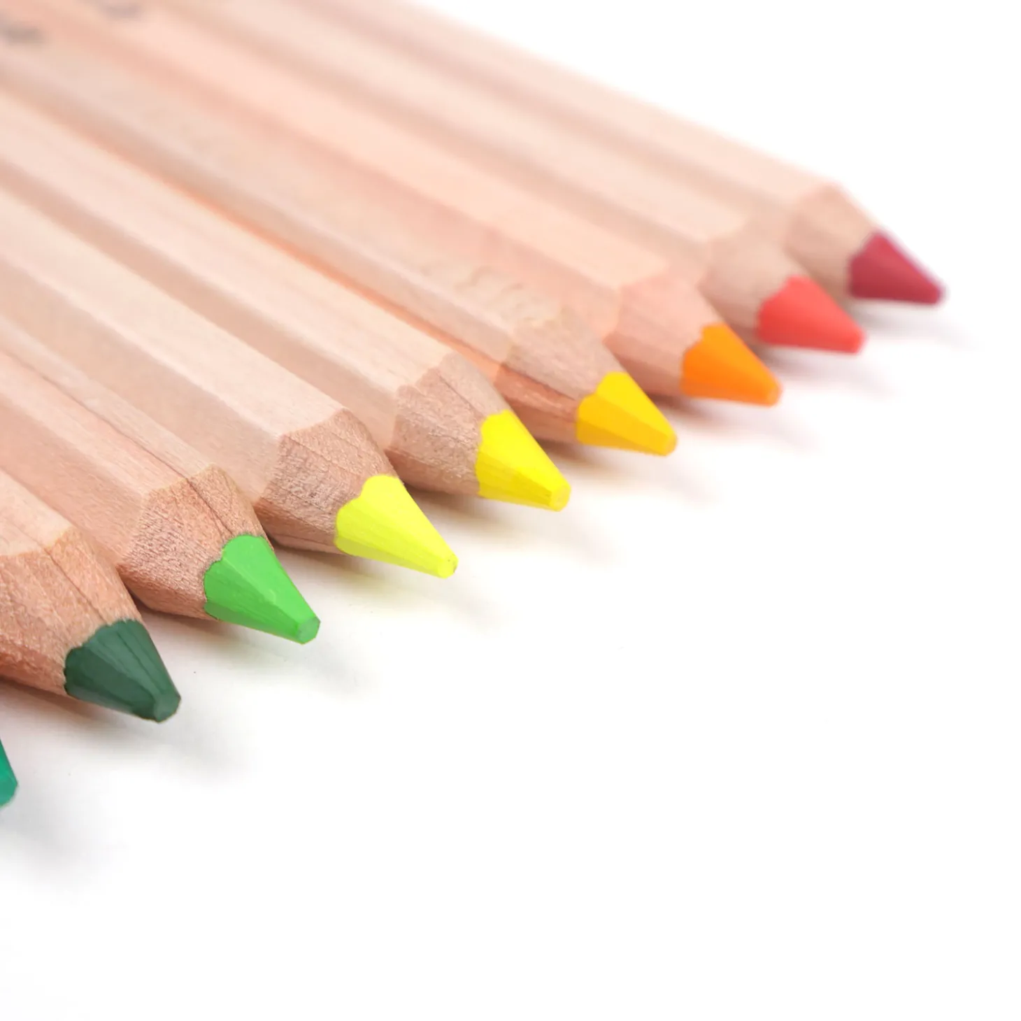 Dicke Buntstifte 6-eckig 24 Farben