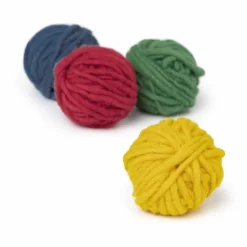 Dochtwolle in kräftigen Farben | 4 x 25g