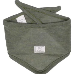 Dreieckstuch Wolle-Seide khaki