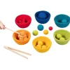 Farbsortierspiel aus Filz bunt