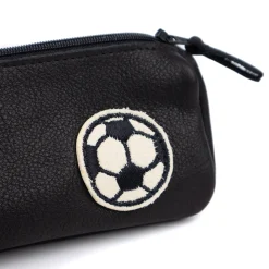 Federmäppchen Leder Fußball