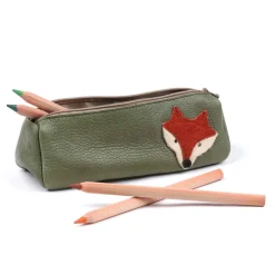 Federmäppchen Leder Fuchs