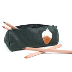 Federmäppchen Leder Gans