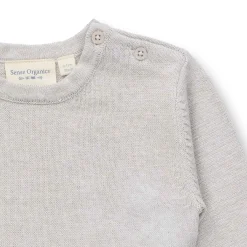 Feinstrick-Pullover creme melange 62/68