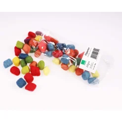 Filzperlen bunt im Beutel, 50 g